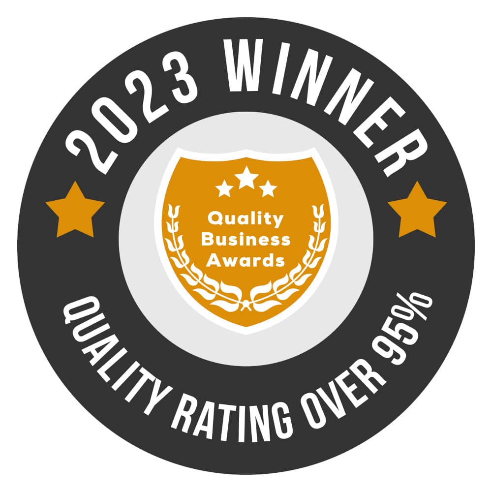 Winner for the Best Window Installation Double Glazing Leicester - Quality Business Awards Logo