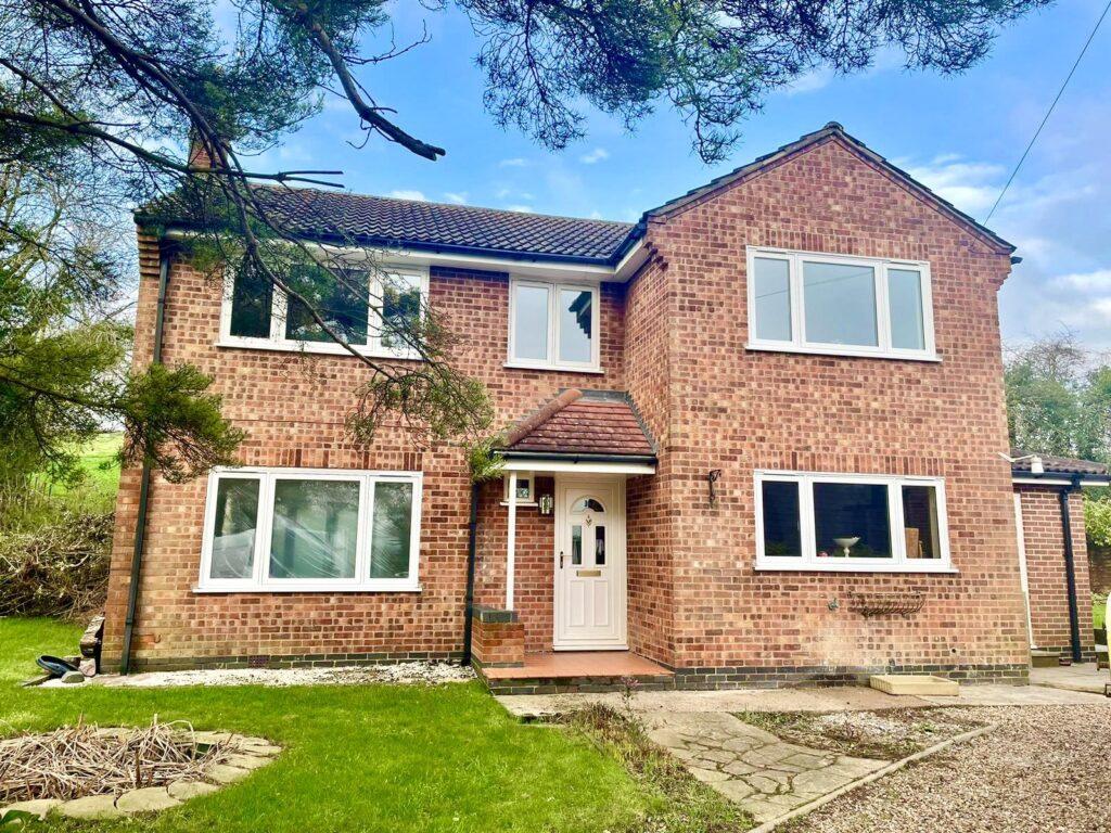 House with new windows using double glazing finance