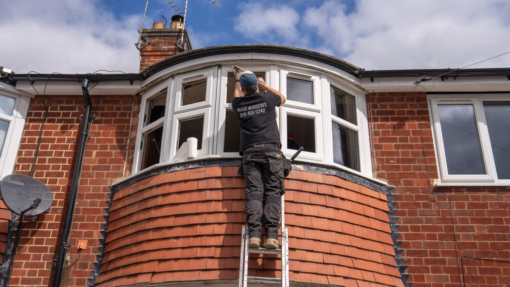 uPVC bay window installation by Phair Windows