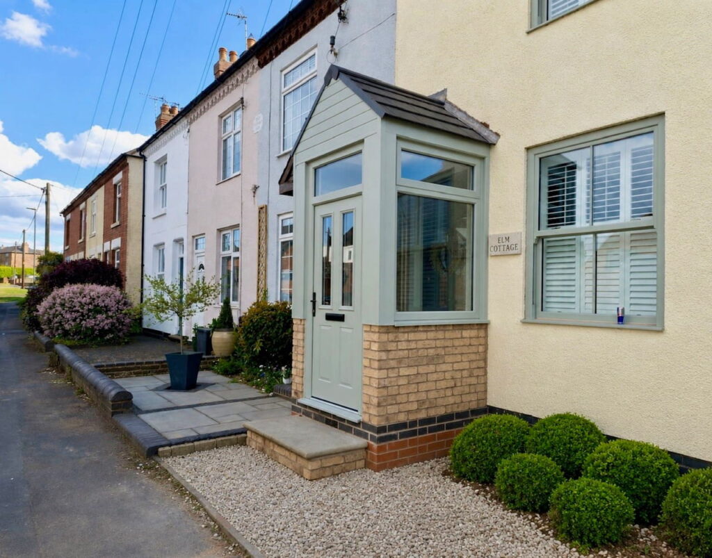 New porch built in Sutton-in-the-Elms, Leicestershire