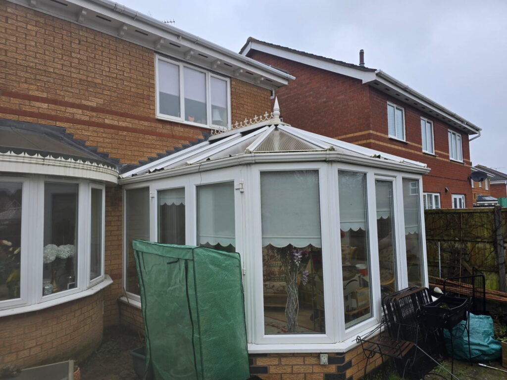 Before roof replacement