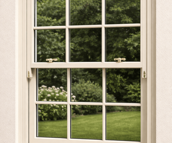 Authentic timber-effect cream woodgrain installed in Aylestone in Leicester