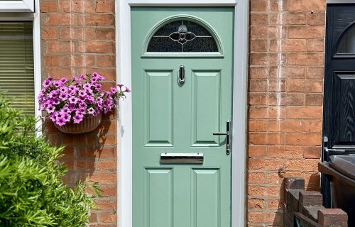 Chartwell green composite door installed in Leicestershire Chartwell green composite door installed in Leicestershire