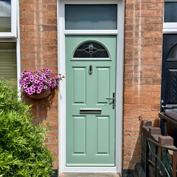 Chartwell green composite door installed in Leicestershire