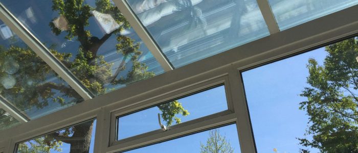 High performance energy efficient white uPVC windows in a double glazed conservatory - Phair Windows and Doors, Leicestershire