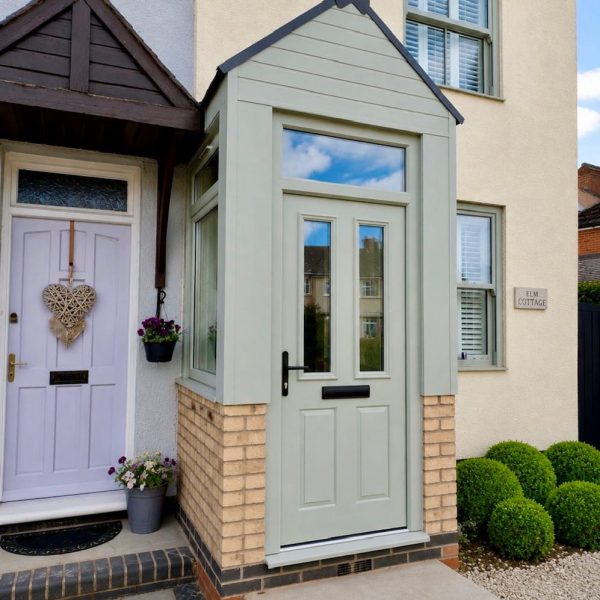 New porch installation in Sutton-in-the-Elms, Leicestershire