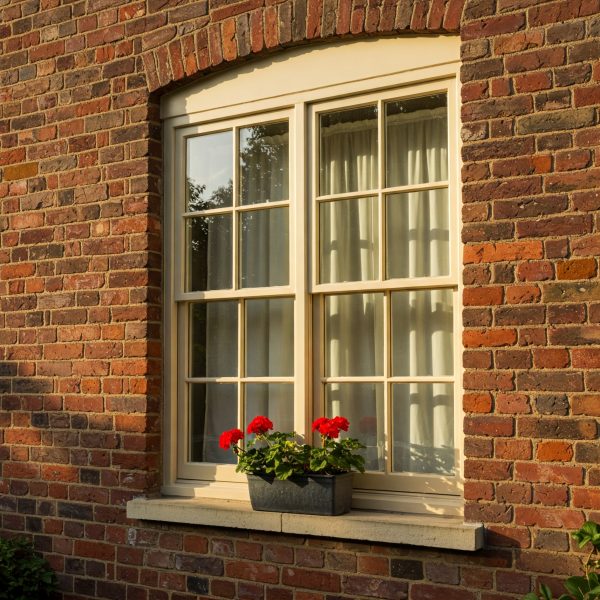 Sash window in Leicester