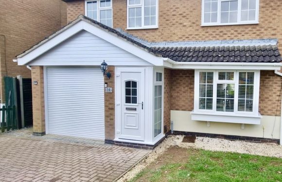 White uPVC Porch Installation