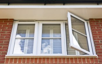 uPVC Double Glazed White Casement Window