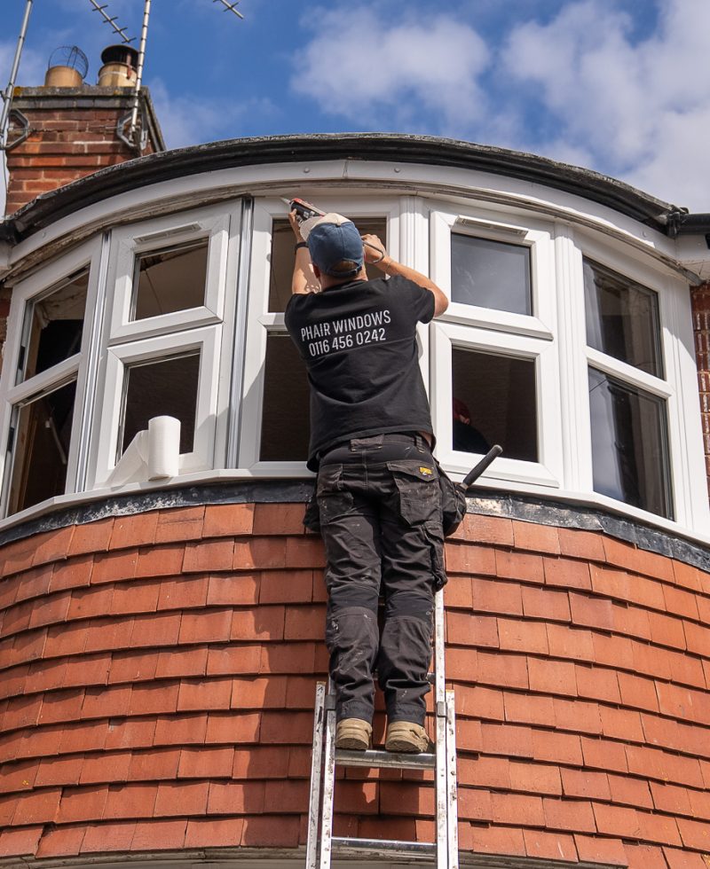 uPVC bay window installation by Phair Windows
