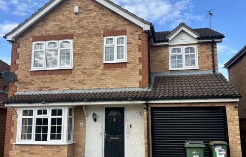 uPVC windows with Georgian bar and composite door installation uPVC windows with Georgian bar and composite door installation